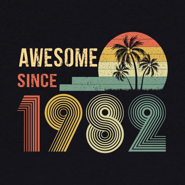 40 Year Old Awesome Since January 1982 Gifts 40th Birthday by peskybeater